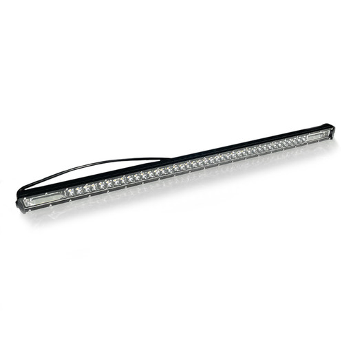 33" White/Amber Dual Color with Strobe Effects Combo Beam Side Mount LED Light Bar