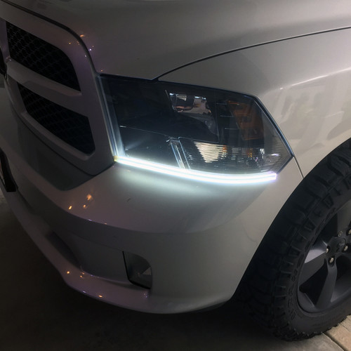 Dynamic Dual Color 60cm LED Light - DRL (white) and Signal Light (Amber)