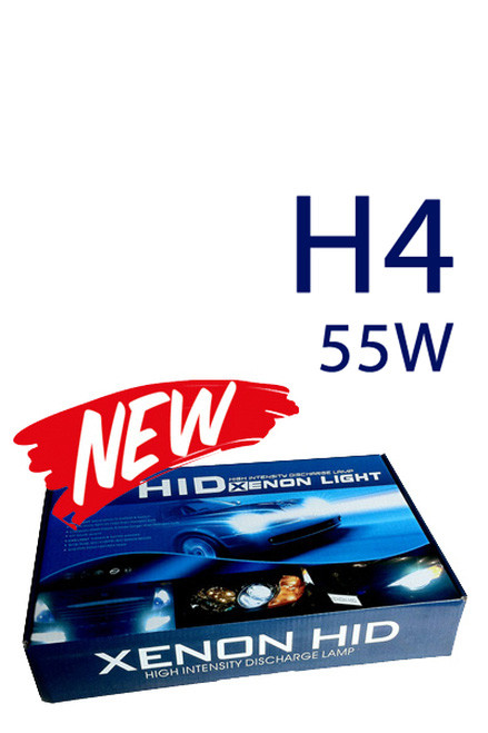 H4 (9003) HID kit - ASIC Fast Start Canbus Ballasts + 55W H/L H4 6000K bi-xenon HID bulbs (brightest 55W HID kit available!)