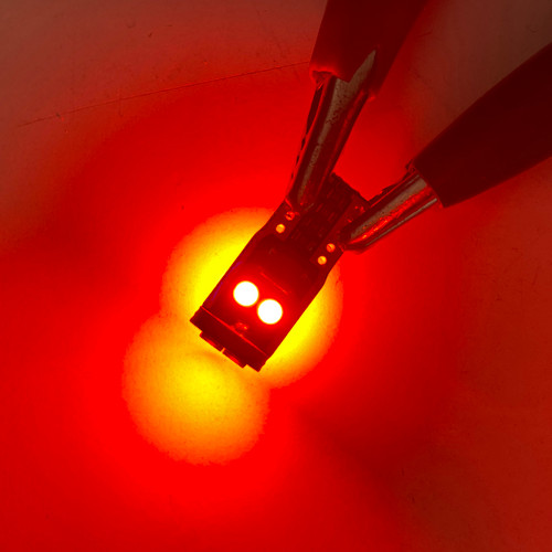 T10-6 25mm 1.5W 6pc 3030 SMD CANBUS RED LED Bulb W3W, W5W, 158, 161, 168, 192, 193, 194, 579, 12961, 904, 906, 912, 916, 917, 920, 921, 922, 2821...